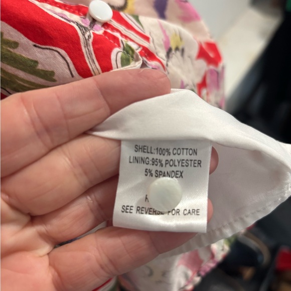 TYLER BOE sabrina watercolor floral midi dress Extra Small Excellent Condition - Picture 6 of 10